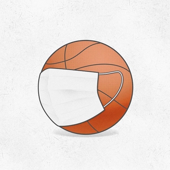 Basketball with Face Mask