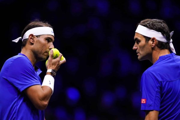 Laver Cup Doubles Federer and Nadal