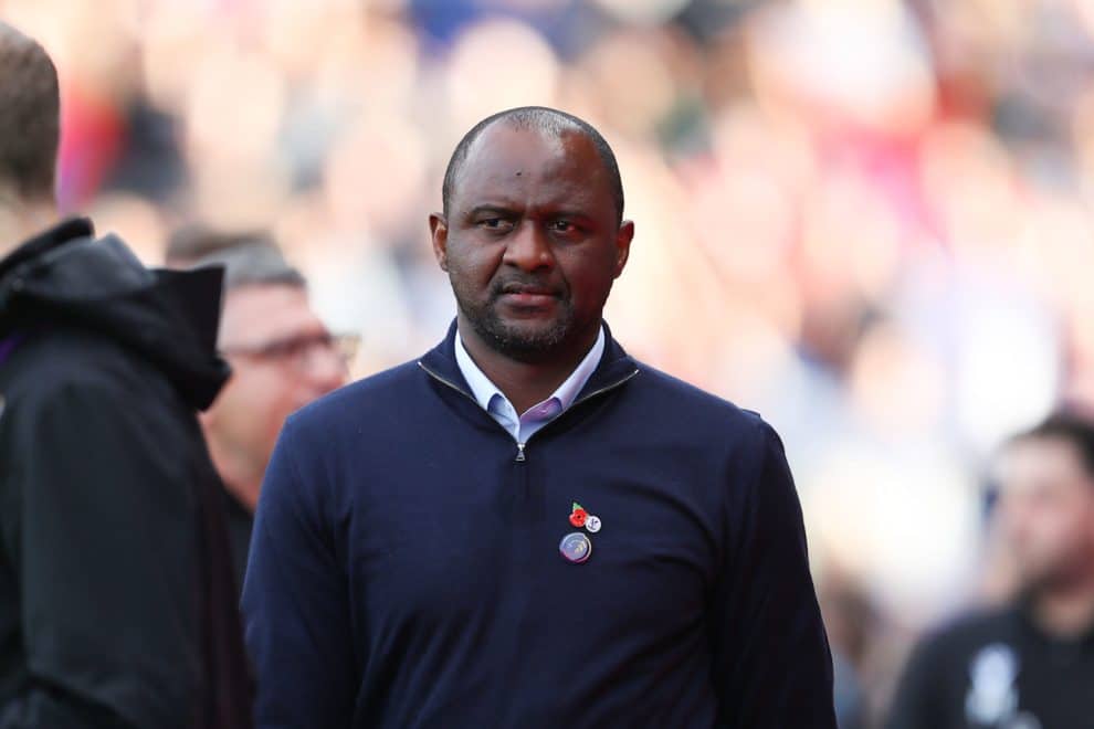 Patrick Vieira accuses media of showing a &lsquo;lack of respect&rsquo; towards England defender