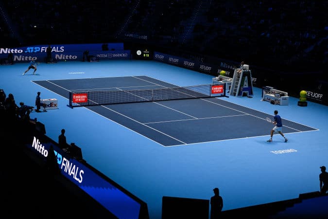 LaPresse / Icon Sport Foto Marco Alpozzi/LaPresse 20 Novembre 2021 Torino (Italia) Sport Tennis Nitto ATP Finals - Singolo Maschile - Daniil Medvedev Vs Casper Ruud Nella foto: Photo Marco Alpozzi/LaPresse November 20, 2021 Turin (Italy) Sport Tennis Nitto ATP Finals - men's singles - Daniil Medvedev Vs Casper Ruud In the pic: - Photo by Icon sport