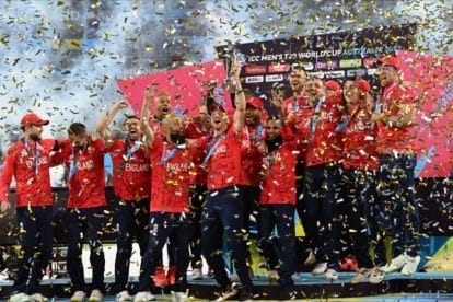 England Celebrate T20 World Cup Win in Style