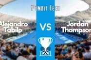 Alejandro Tabilo vs Jordan Thompson Prediction and Odds: Indian Wells 2023