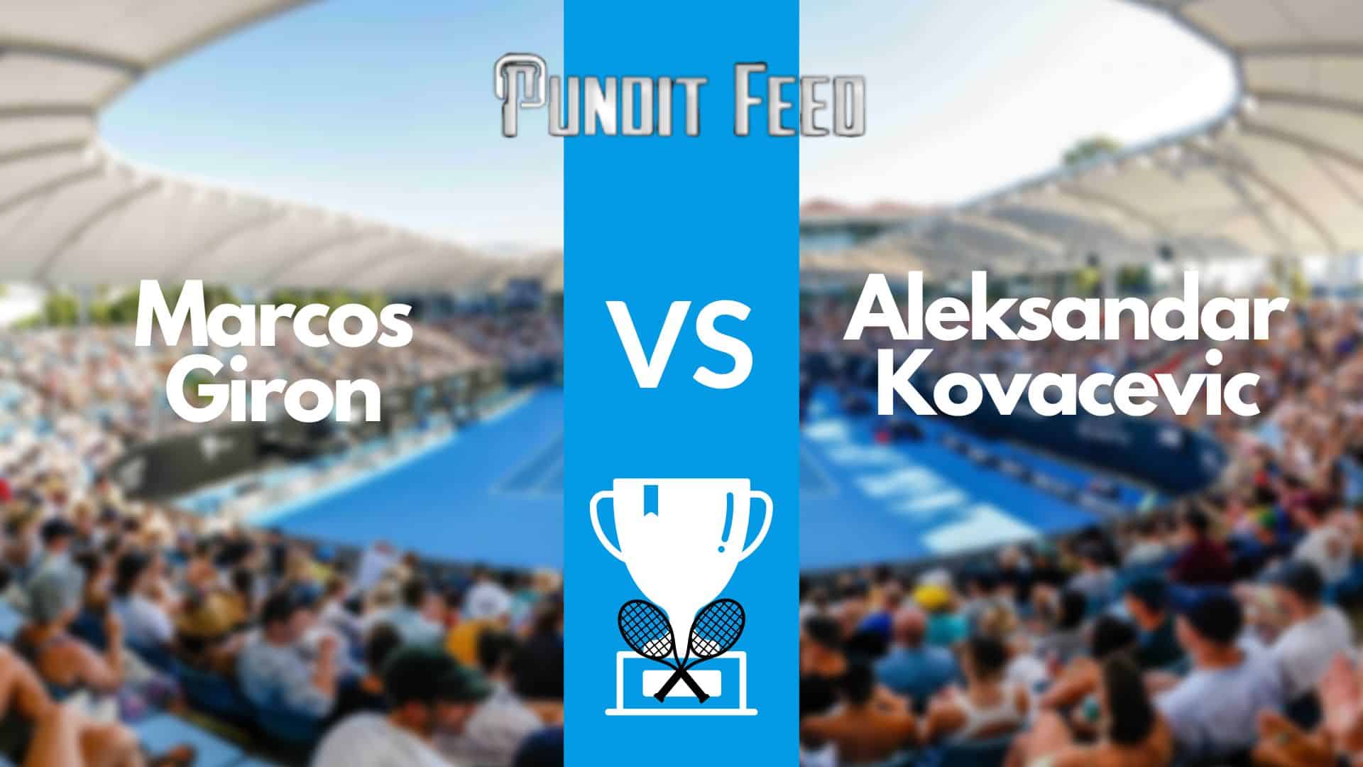 Marcos Giron vs Aleksandar Kovacevic