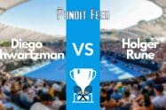 Diego Schwartzman vs Holger Rune Prediction and Odds: Miami Open 2023