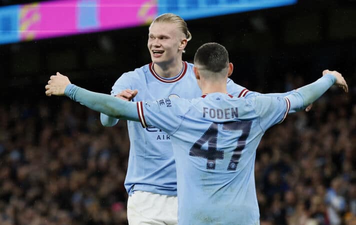&lsquo;The way his brain works&hellip;&rsquo; &ndash; Phil Foden offers insight into Erling Haaland heroics