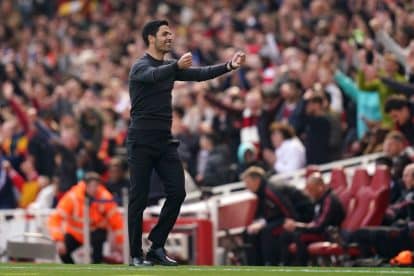 Arsenal boss Mikel Arteta &lsquo;delighted&rsquo; after joining Gunners 100 club