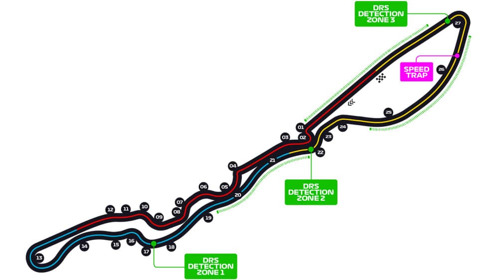 Jeddah Corniche Circuit: Saudi F1 Track Layout, Turns and DRS Zones Analysed 1 Saudi Arabia F1 Track Layout