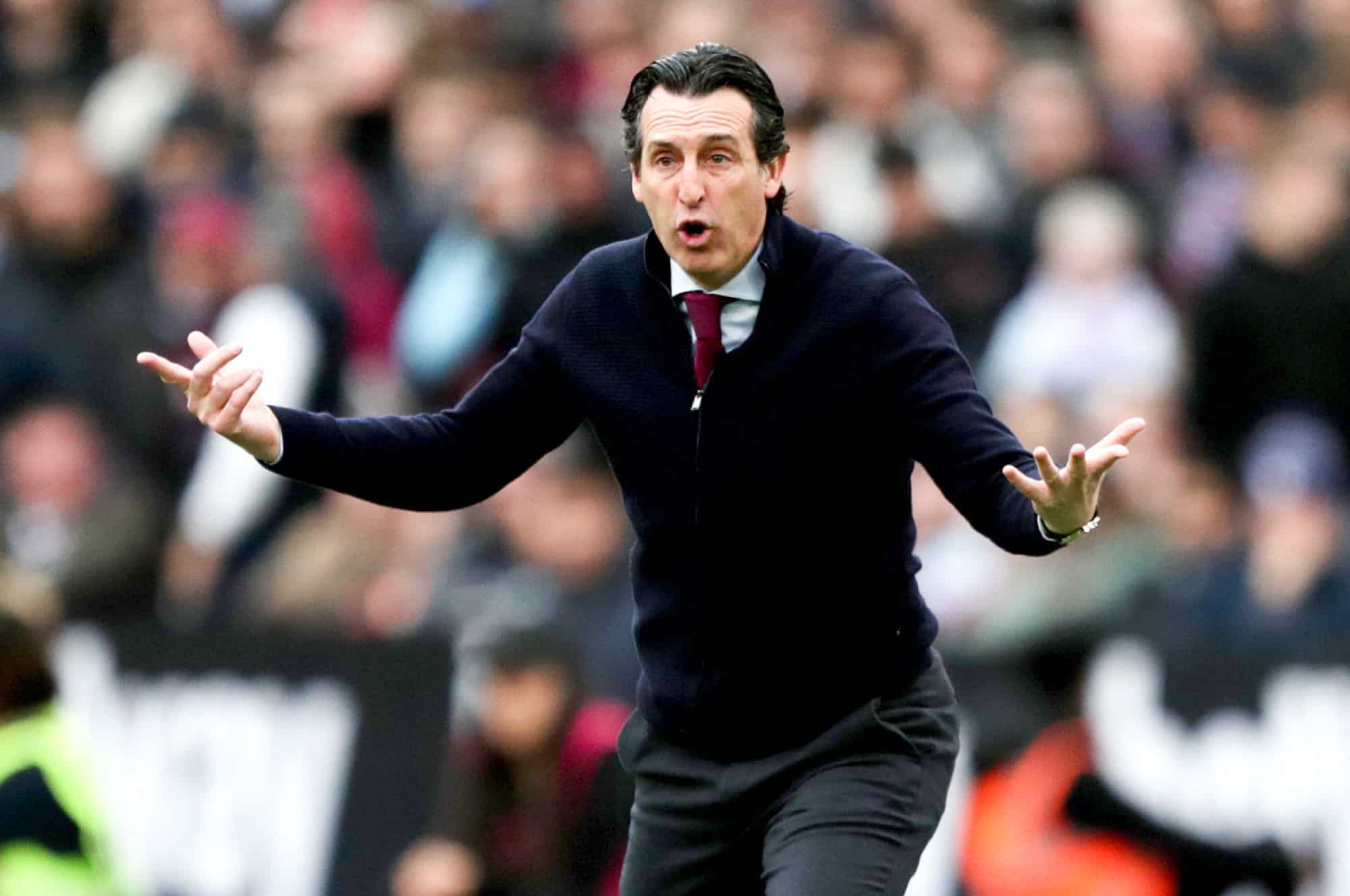 Unai Emery Aston Villa