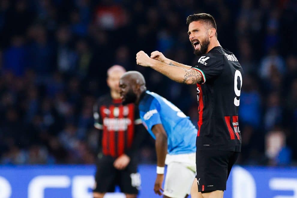 Napoli v AC Milan Player Ratings: Giroud Strike Sees Milan Through to UCL Semi-Final