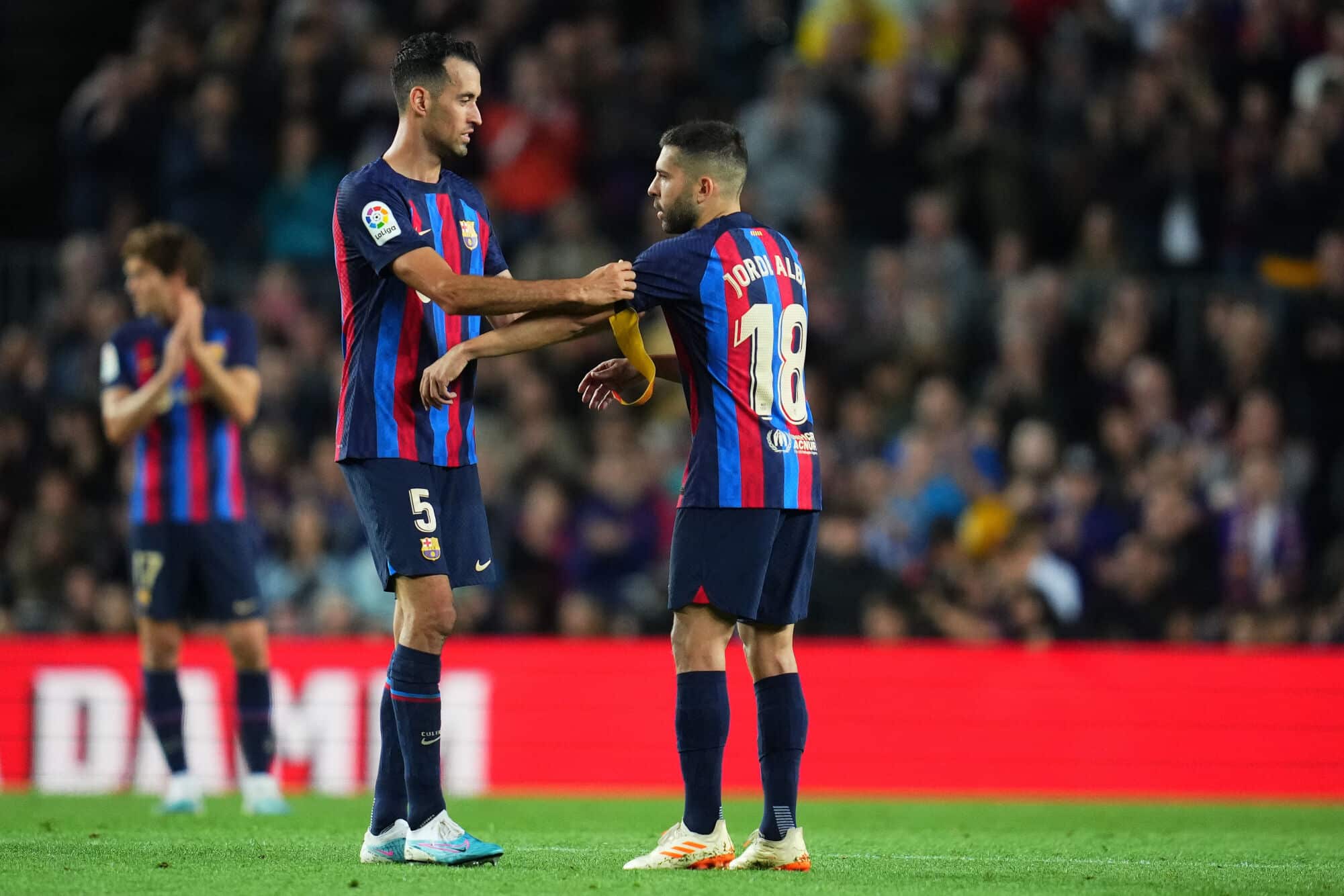 Sergio Busquets and Jordi Alba - FC Barcelona