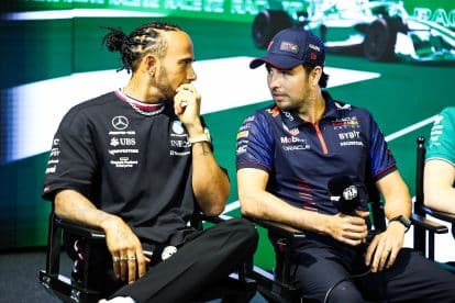 Hamilton-Perez incident at Spa: The controversial contact and both drivers&rsquo; comments