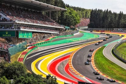 Belgian GP Track Layout, Turns and DRS Zones Analysed