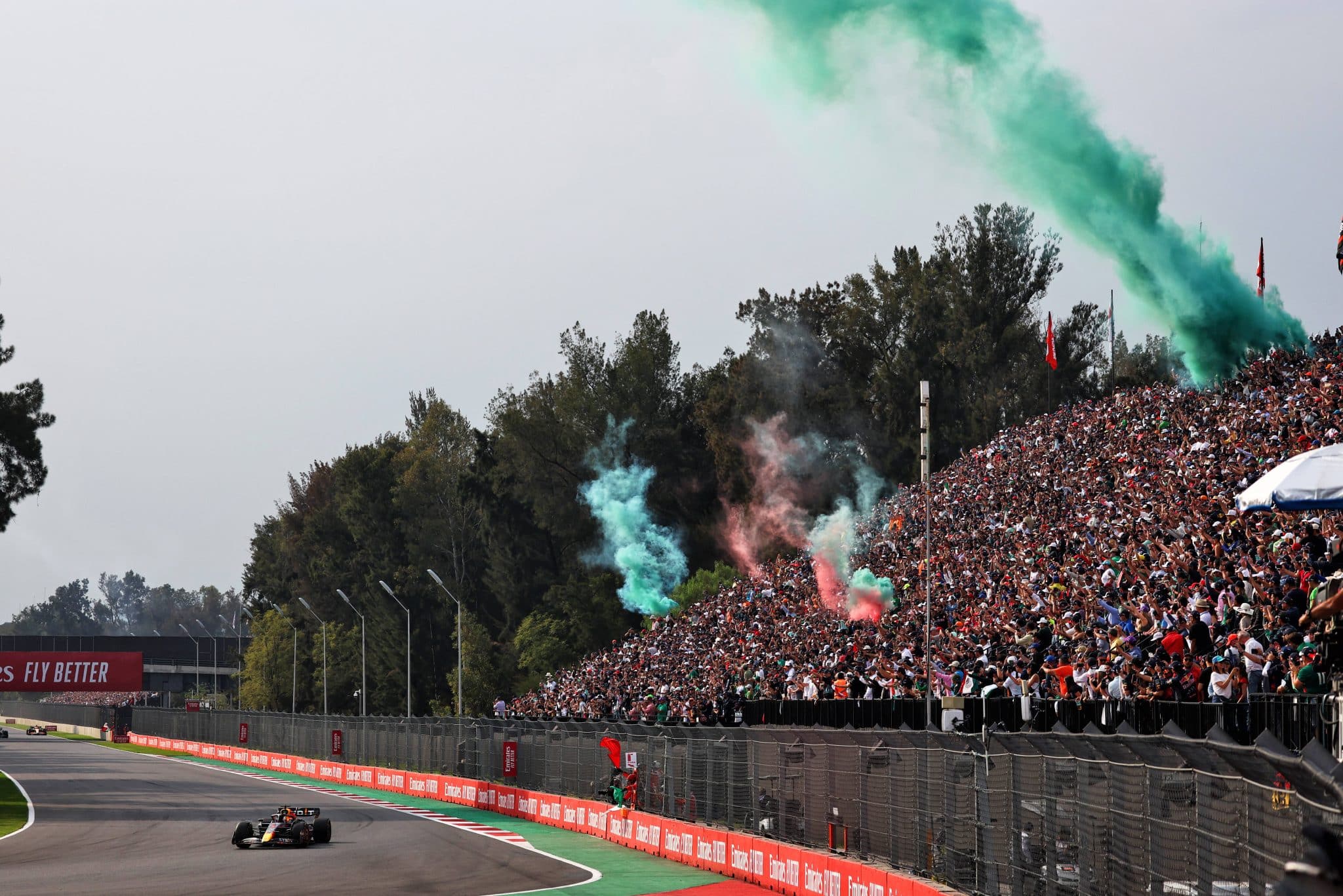 The Mexican fans will fill the grandstands again for the Mexican GP.