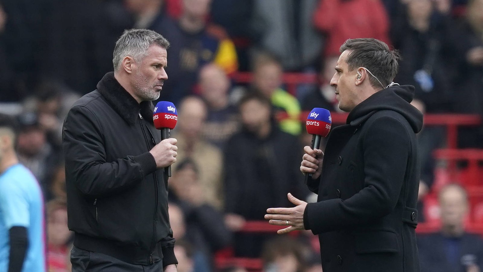 Neville and Carragher on the Manchester City stain: Carragher&rsquo;s line is the one that bites